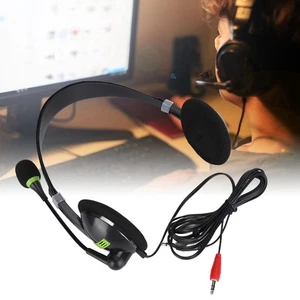 3.5mm SY440MV Wired Headset 3.5mm/USB Customer Service Over Ear Headphones W NEW - Afbeelding 1 van 12