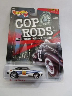 Hot Wheels Cop Rods Series 1 Diecast 1967 Camaro El Paso Texas Police - Imagem 1 de 2