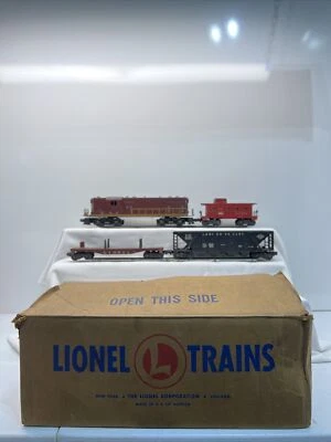 Vintage O 1955 Lionel 1529 Pennsylvania Railroad Diesel Freight Set GP-7 Boxed - Image 1 of 4