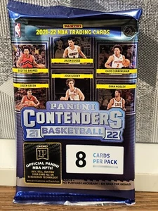 1X 2021-22 Panini Contenders Basketball Blaster Pack Sealed 8 Cards Per Pack - Picture 1 of 2