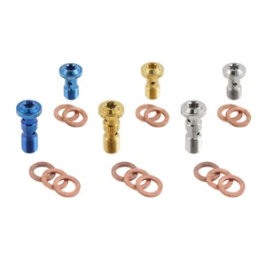 M10 x1.0 Single/Double Banjo Bolt For Aprilia RS 50 125 250 RSV1000 RST1000 SR50 - Picture 1 of 17