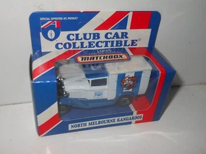 NORTH MELBOURNE KANGAROOS 1995 AFL CLUB COLLECTIBLE CAR Matchbox Diecast 1:64 - Picture 1 of 4