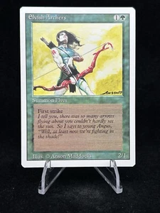 ELVISH ARCHERS Revised Edition 1994 Magic The Gathering MTG TCG 🔥MINT🔥Rare🔥 - Picture 1 of 12