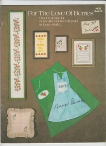 For the Love of Berries Cross Stitch Pattern Booklet Janice Shirley Book 15 - Picture 1 of 2