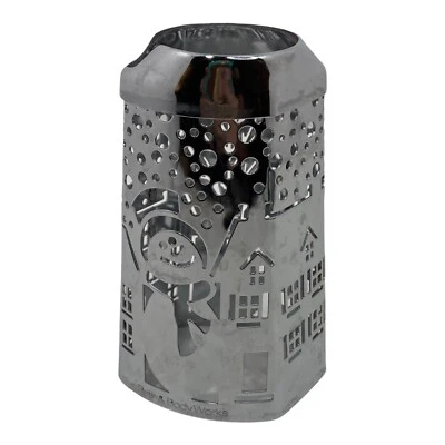 CUBIERTA DISPENSADORA BOTELLA JABÓN BATH AND BODY WORKS PLATA CROMO MUÑECO DE NIEVE NAVIDAD Foto 1 de 4