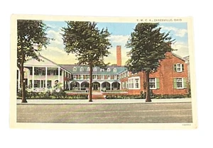 Postkarte YWCA Zanesville Ohio • Geteilte Rückseite verschickt 1939 aus Zanesville - Bild 1 von 2
