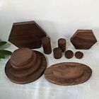 Wooden Blocks Necklace Display Holder Earrings Jewelry Storage Stand Holders 1pc