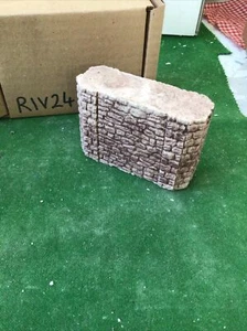 Rustic Stone Style Bridge support pier OO Scale HO Scale 59mm Tall. RIV24 - Picture 1 of 6