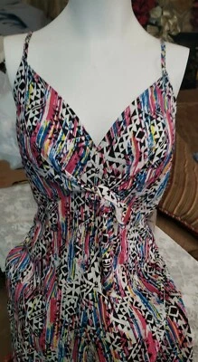 Go CoCo женщин Детский комбинезон шорты размер M без рукавов узел спереди #GDOT - Изображение 1 из 4