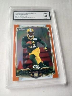 Ha Ha Clinton-Dix 2014 TOPPS CHROME ORANGE REFRACTOR PGA 10 PACKERS - Image 1 of 2