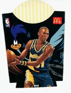 1995 Reggie Miller Fry French Holder McDonald's Tweety's Scouting Report Pacers - Bild 1 von 5