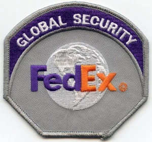 FEDEX GLOBAL SECURITY Plano Texas COMPANY SECURITY police PATCH - Picture 1 of 1