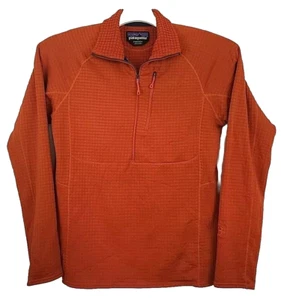 Patagonia Thermo Waffle Sweater Pullover Herren S Orange R1 Polartec Half Zip - Bild 1 von 13