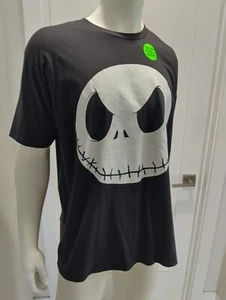 Camiseta Disney's Pesadilla antes de Navidad brillo en la oscuridad Jack Skellington XL - Imagen 1 de 5
