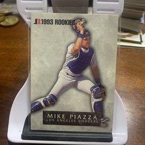 1993 Jimmy Dean Rookies MIKE PIAZZA Baseball Card #8 LA Dodgers