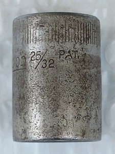 SNAP ON SW-250, 1/2" DRIVE, 25/32" SOCKET, SHALLOW, 12 POINT *VINTAGE* - Picture 1 of 9