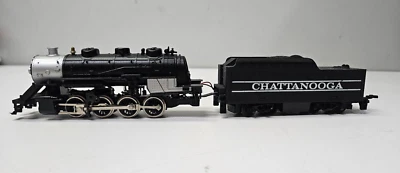 Vintage TYCO Hong Kong 0-8-0 Steam Engine Black/Gtay Chattanooga Missing Cab RUN - Image 1 of 4