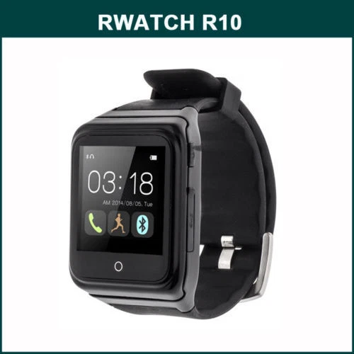 ⚡⚡⚡RWATCH R10 Reloj Inteligente Teléfono GSM - NEGRO 12⚡⚡S2⚡ Foto 1 de 4