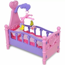Giochi Da Camera Per Bambini Culla Per Bambole Rosa + Viola Y9F2