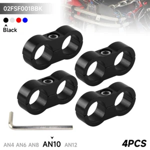  4pcs AN -10 AN10 19MM Geflochtene Schlauchtrennerklemme Adapterhalterung  - Bild 1 von 13