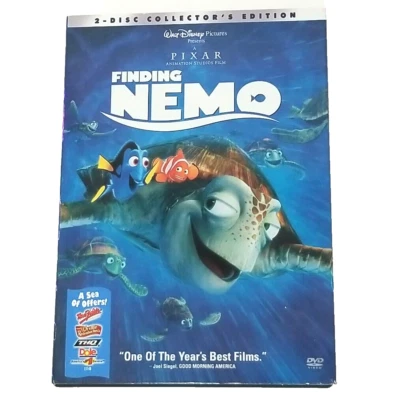 Disney Pixar Finding Nemo DVD 2003 Movie 2 Disc Collectors Edition Sleeve  - Image 1 of 4