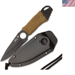 Versatile MU-1121 Tactical Neck Knife - 3-inch Blade, Ideal for Outdoor Survival - Picture 1 of 4