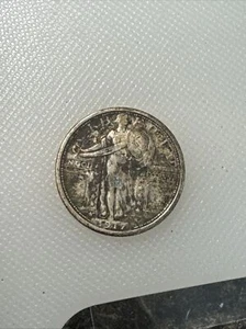 1917 p type 1 standing liberty quarter TX - Picture 1 of 2