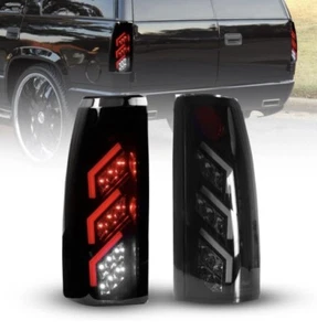 Pair For 1988-1999 Chevy C/K 1500/Suburban/GMC C/K Tail Lights LED Turn Signal - Picture 1 of 17