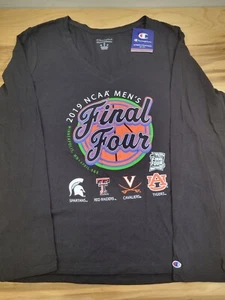 2019 NCAA Final Four Damen XL schwarz Champion Langarmshirt Tee - Bild 1 von 8