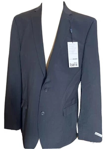 bar III Men Slim Fit Stretch Active Stretch Blazer Dark Gray 44L $425 New - Picture 1 of 20