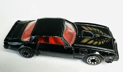 1979 Yatming Pontiac Trans Am Black Hong Kong Red Interior 1977 1978 TA 1/64 - Image 1 of 4