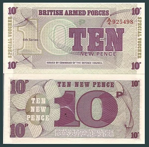 Gr. Britain P M48, 10 Pence, 1972 6th Series, Bradbury Wilkinson printer UNC - Picture 1 of 1