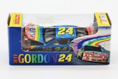 JEFF GORDON ACTION 1:64 1999 #24 DUPONT CHEVY MONTE CARLO HOOD OPEN BOX NEW - Image 1 of 4