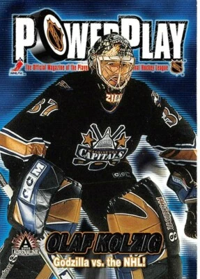 2001-02 Pacific Adrenaline Power Play #36 Olaf Kolzig - Image 1 of 2