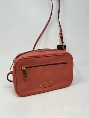 Bolso Bandolera de Cuero Marc By Marc Jacobs para Cámara Coral Rosa Rubor Pequeño Nuevo con Etiquetas Foto 1 de 4