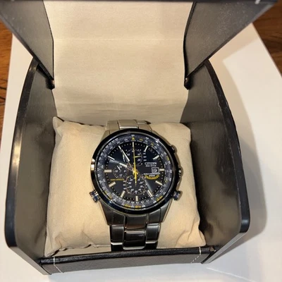 Reloj Citizen Blue Angels 42 mm, correa de 5,75", Eco Drive para hombre, H800-S081157 Foto 1 de 4