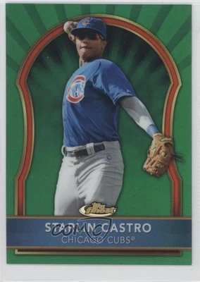2011 Topps Finest Green Refractor /199 Starlin Castro #33 - Image 1 of 2