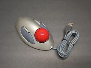 Logitech T-BC21 USB Optical Trackman Mouse Trackball 810-000767 - Imagen 1 de 6