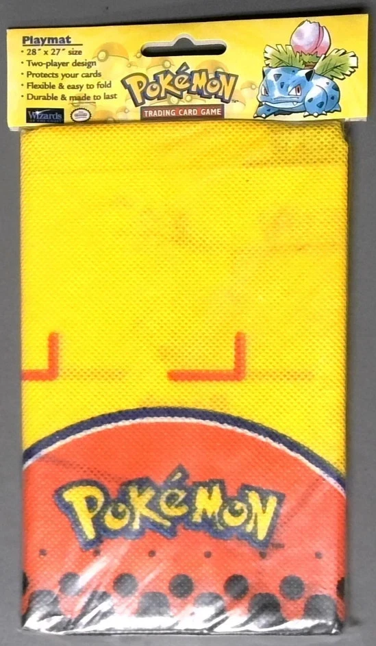 Vintage Pokemon 2 Player Pikachu Playmat Wizards of The Coast