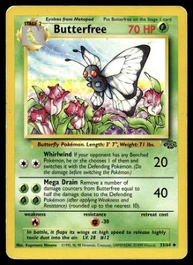 Butterfree 33/64 Pokemon Jungle Non Holo (MP) - Imagen 1 de 2