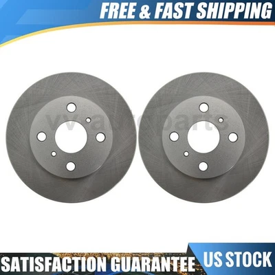 Rotor de freno de disco delantero C-Tek 2 piezas para Toyota Corolla 1988-1992 Foto 1 de 4