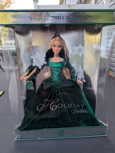 Holiday Barbie Puppe 2004 - Special Edition - smaragdgrünes Kleid - B5848 - Bild 1 von 16
