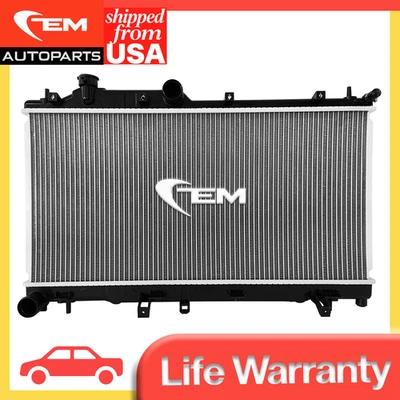 For 08-14 Subaru Impreza/WRX 2.5L Turbo Aluminum Core Cooling Radiator  #13091 - Imagem 1 de 4