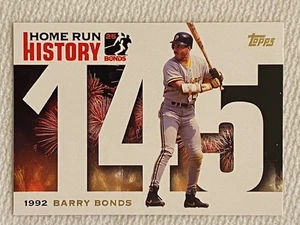 2005 Topps Home Run History #BB145 Barry Bonds Pittsburgh Pirates - Foto 1 di 2