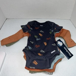 Gerber Baby Jungen 6er Pack Kurzarm & Langarm Strampler Größe Neugeborene 5-8 Pfund Neu Baby - Bild 1 von 2