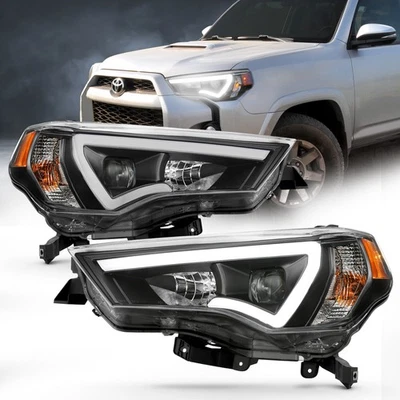 Faros proyectores ANZO para Toyota 4 Runner estilo tablón 14-18 negros con ámbar Foto 1 de 4