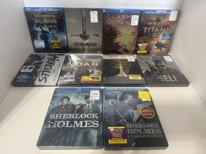 10 Action Movie Blu Ray Lot: Cowboys & Aliens, Highlander, Hercules, Noah, Etc - Picture 1 of 6