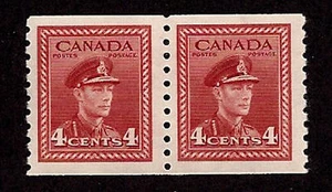 Canada-1948-SC 281-LH-Pair-King George VI - Picture 1 of 1