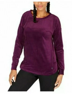 Sudadera pulóver de terciopelo Ideology Performance manga larga Top ropa deportiva XXL Foto 1 de 4