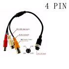 Cctv 4-Pin Aviation To Bnc-Rca-Cable With Video Audio & Dc Power Camera Cable Au
